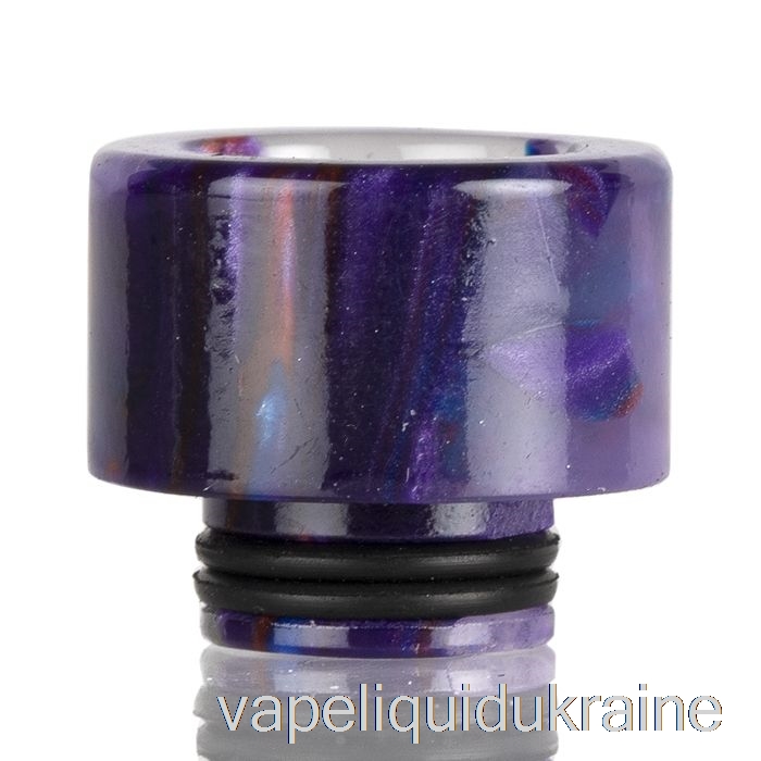 Vape Liquid Ukraine 510 Widebore Resin Drip Tip Purple Red